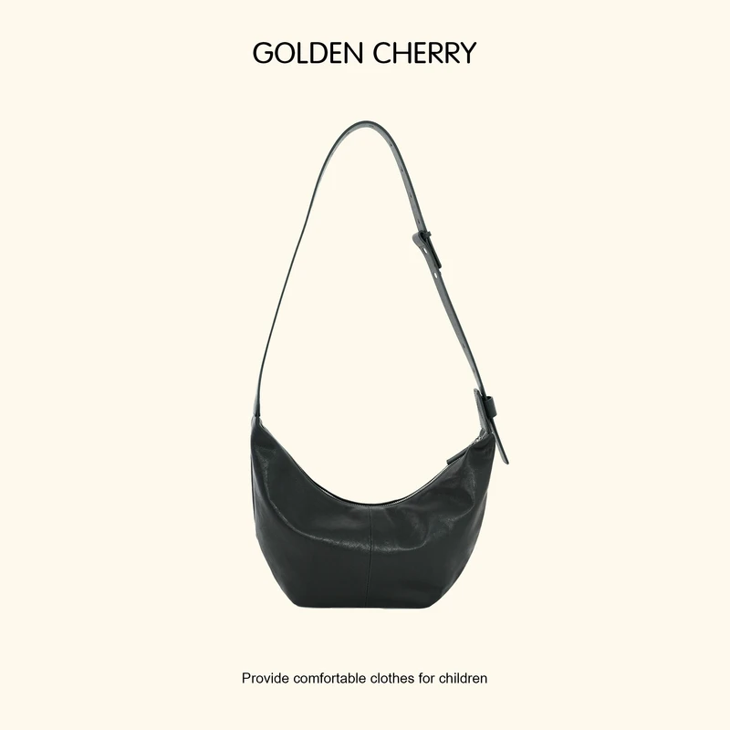 女士洋气百搭牛角单肩斜挎包