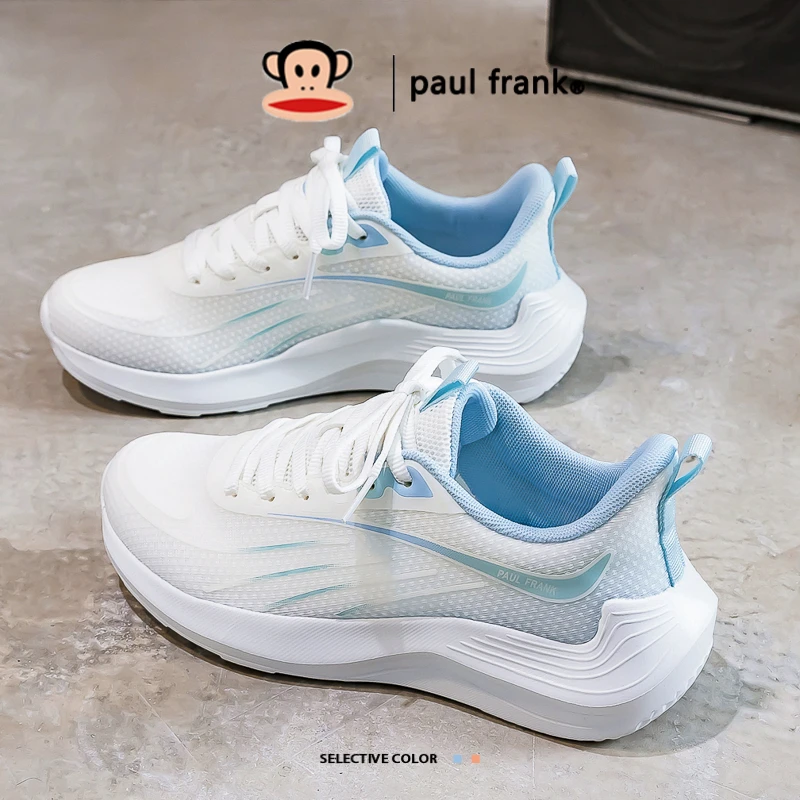 大嘴猴女鞋子2025新款爆款春季透气网面鞋厚底轻便跑步鞋