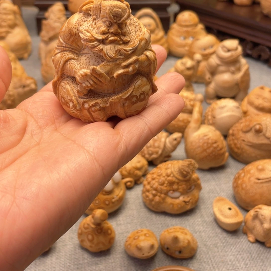 竹倒***空竹根雕钟馗