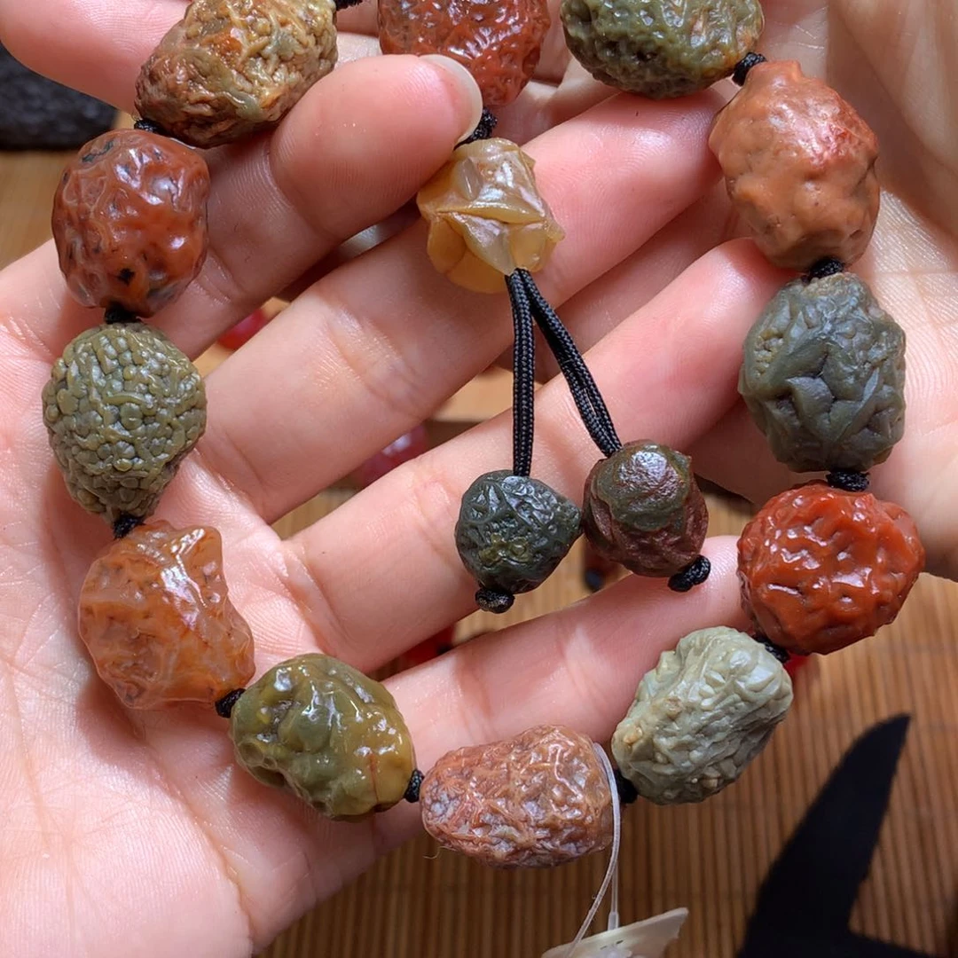 未镶嵌玛瑙/玉髓珠宝半成品