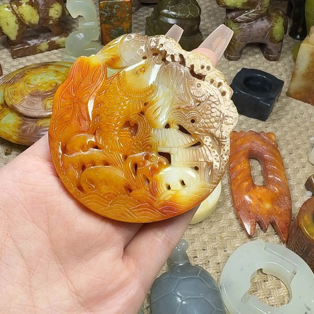 白玉菩提吊坠挂件