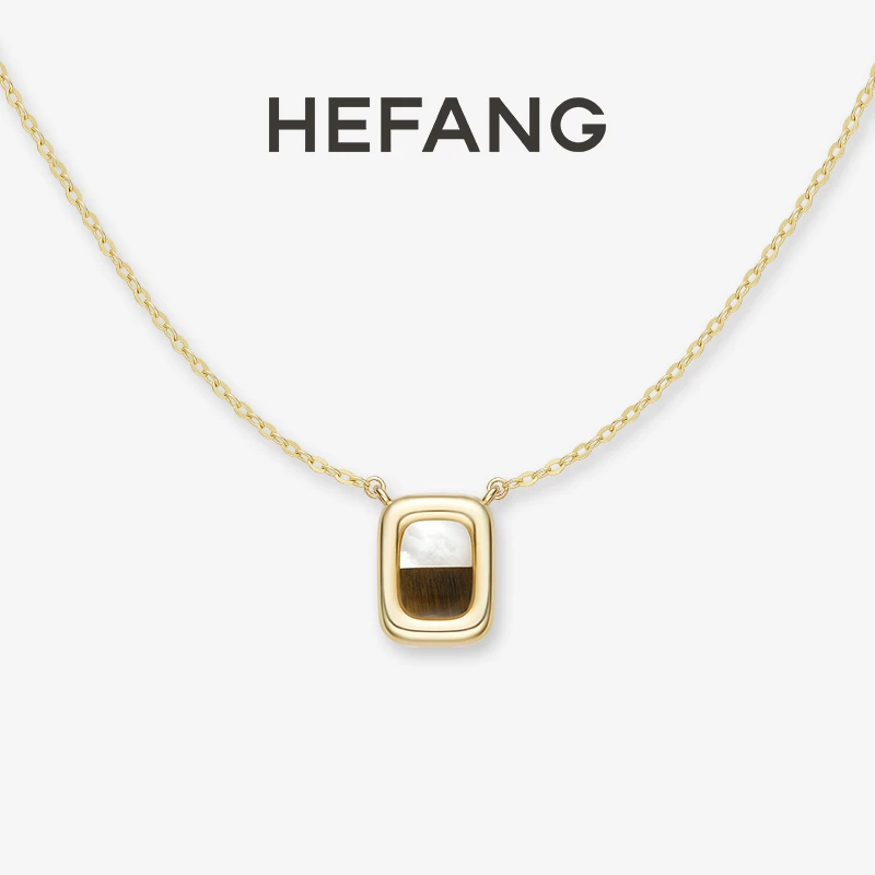 HEFANG卡布奇诺项链轻奢气质时尚复古