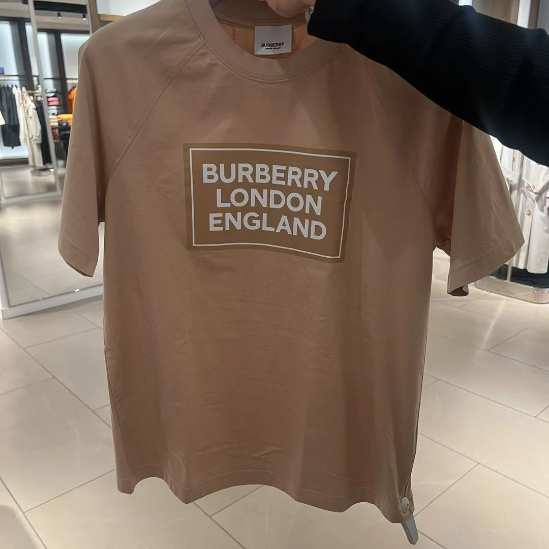 【奥地利直邮】BURBERRY/博柏利修身印花短袖T恤衫休闲百搭简约女款