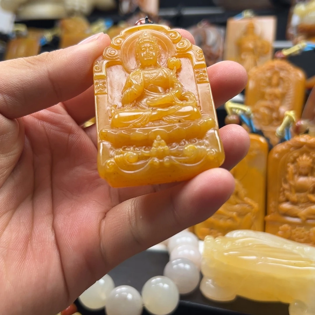 石英质玉（黄龙玉）未镶嵌黄龙玉