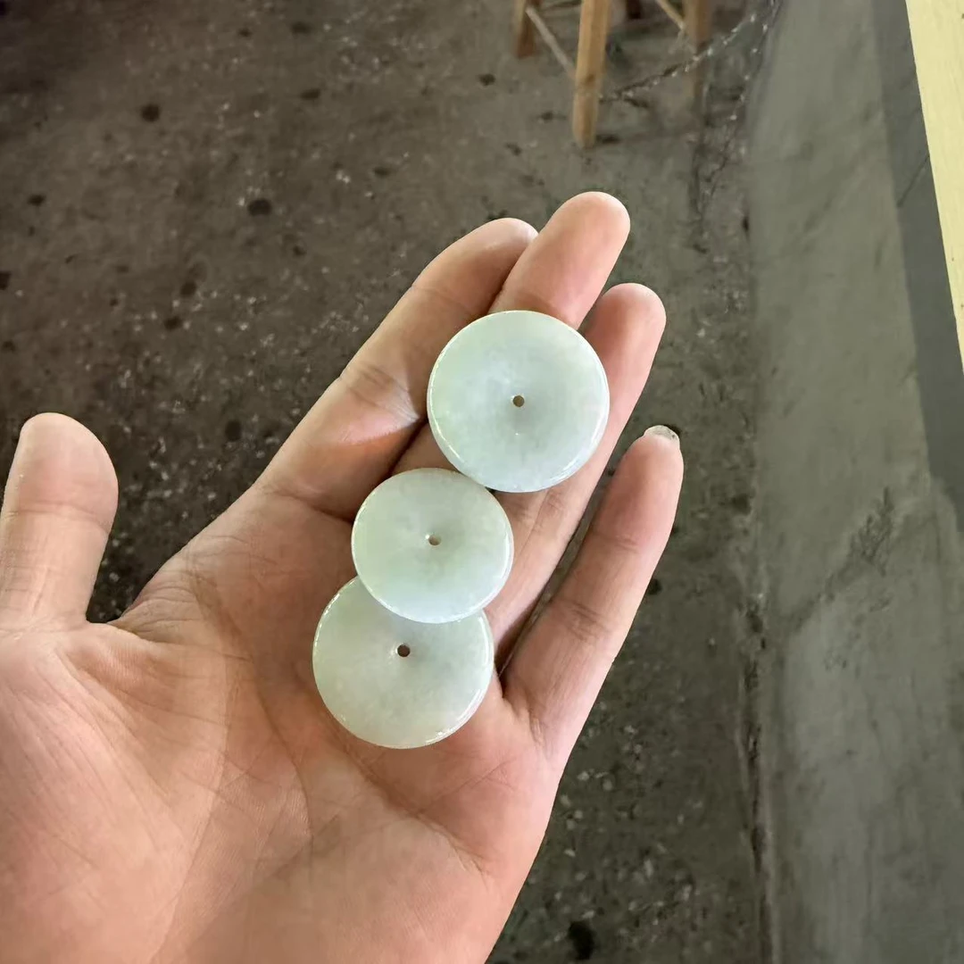天然a货翡翠平安扣吊坠 c052—多样性发一件