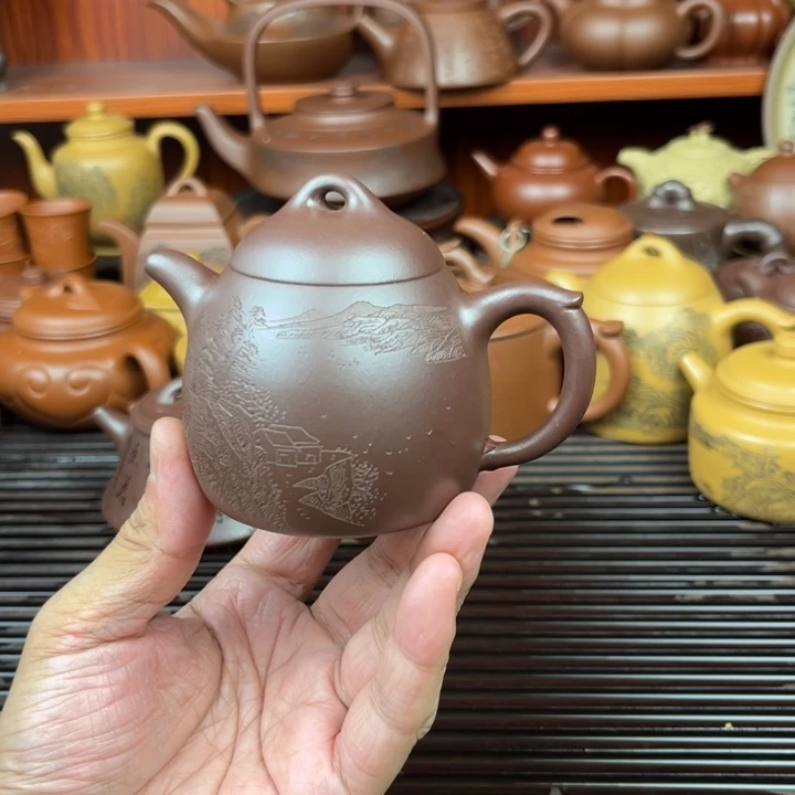 茶壶紫砂秦权容量150