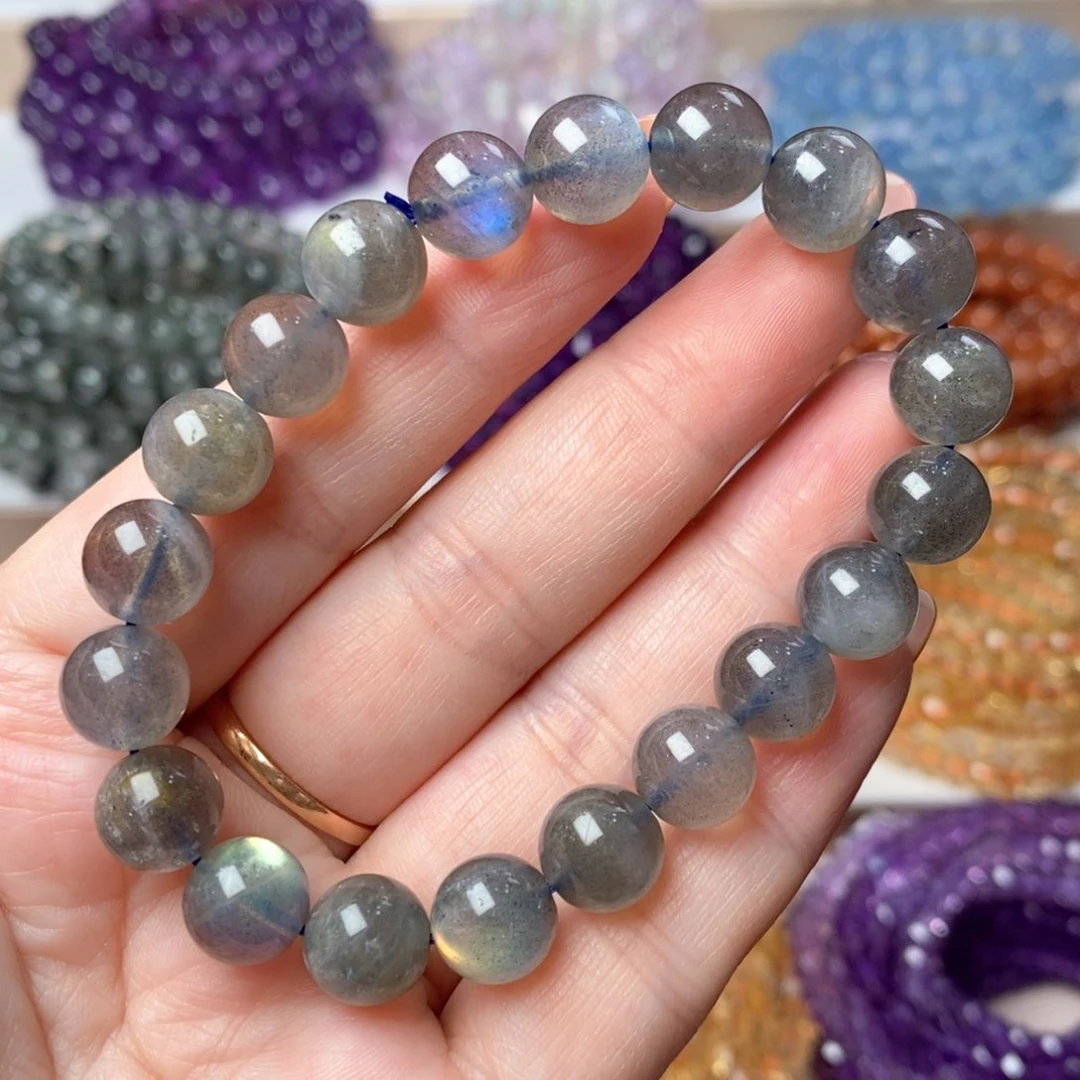 未镶嵌手链拉长石25