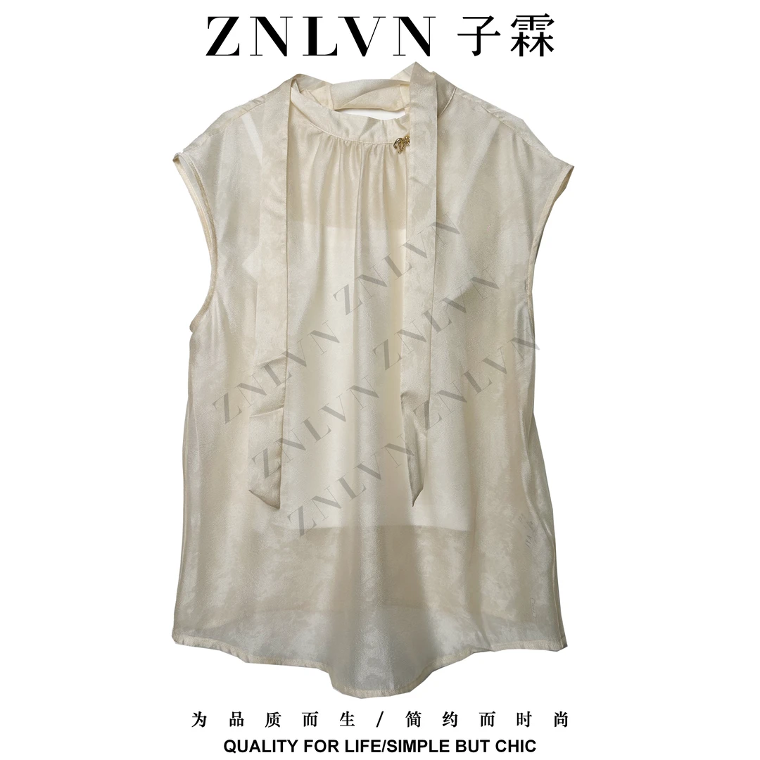 【金姐专属】ZNLVN夏季无袖高级两件套时尚轻奢小衫152D3302