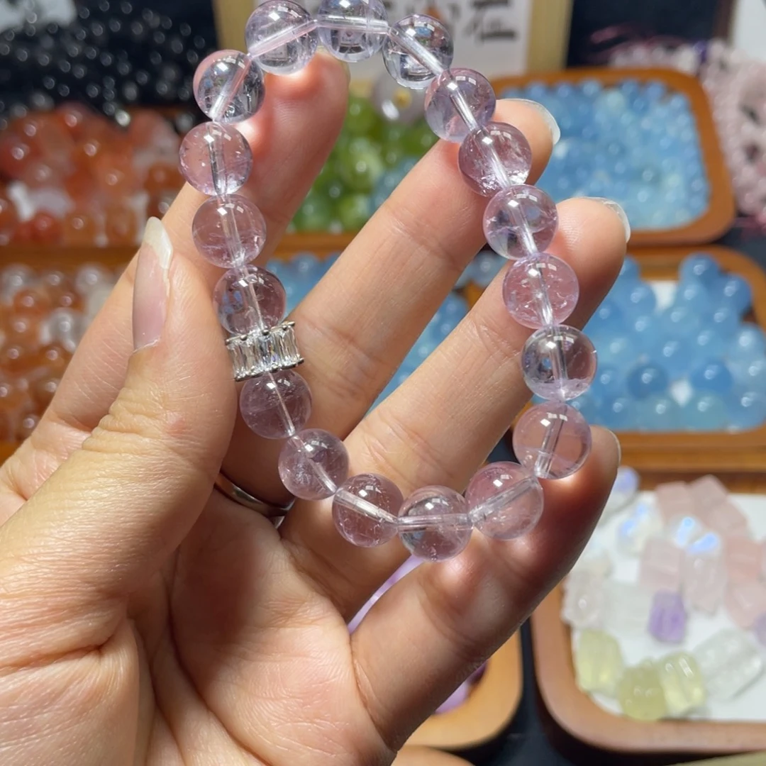 未镶嵌紫晶手链紫水