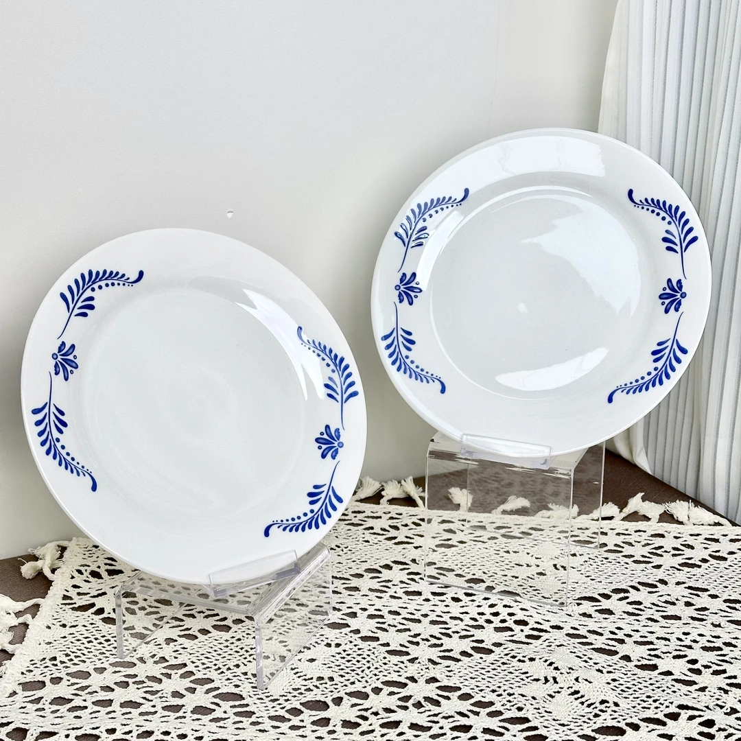 【釉下彩】青花藤9英寸平盘2个装