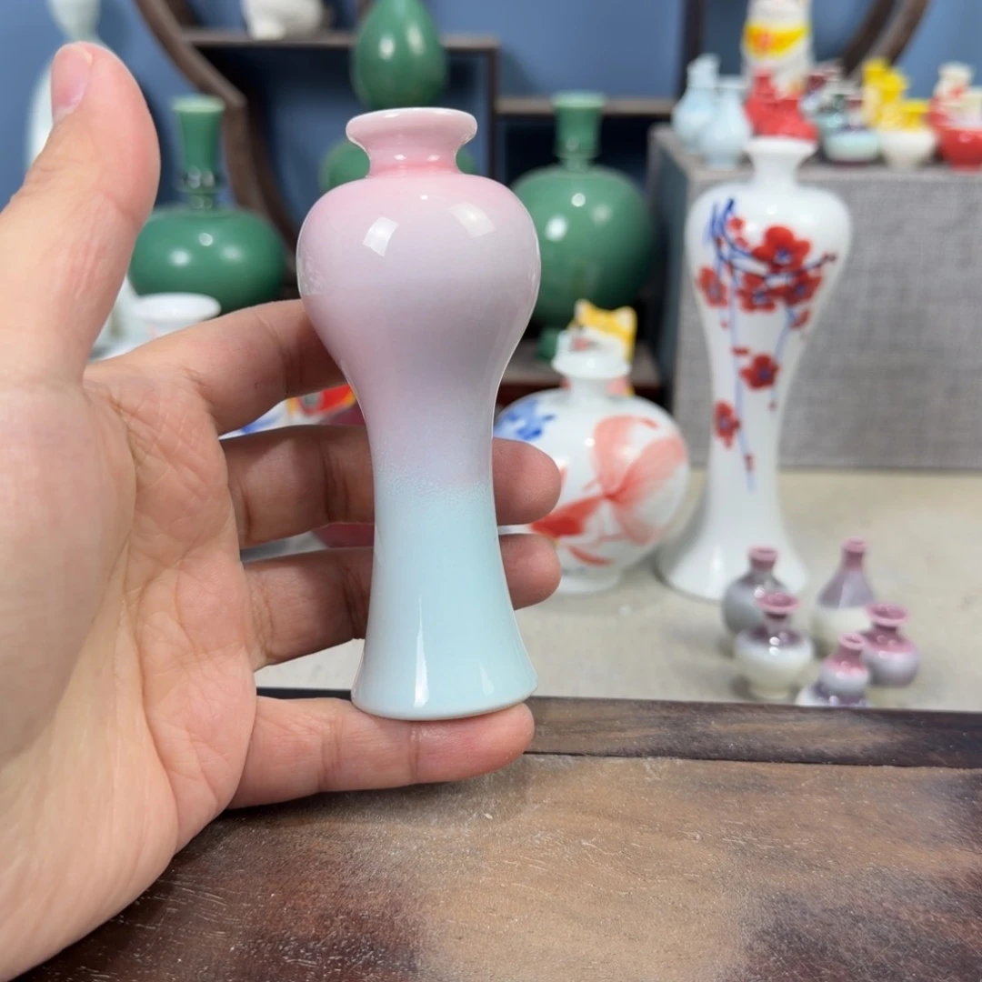 陶瓷手工小花器摆件