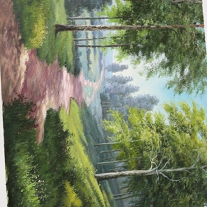 油画好仔仔细细一直影子
