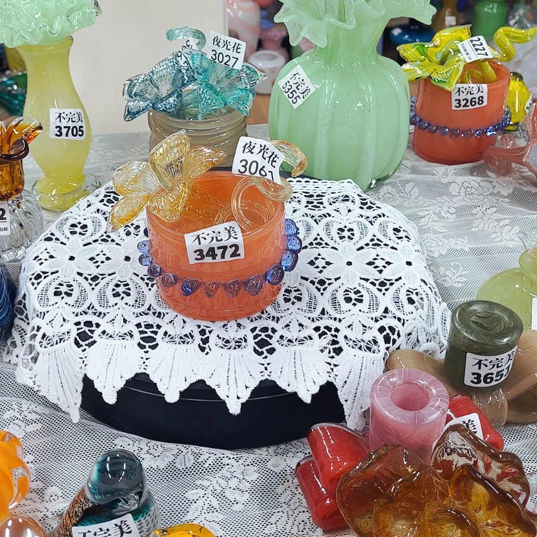 3061夜光花3472瓶 家悦琉璃工艺品不完美