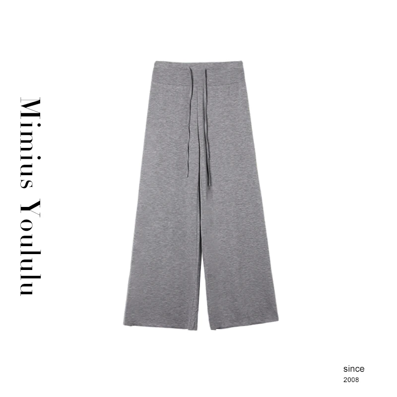 【mimius】七条纹宽松显瘦罩衫+背心（无胸垫）+阔腿裤（松紧腰）G06042