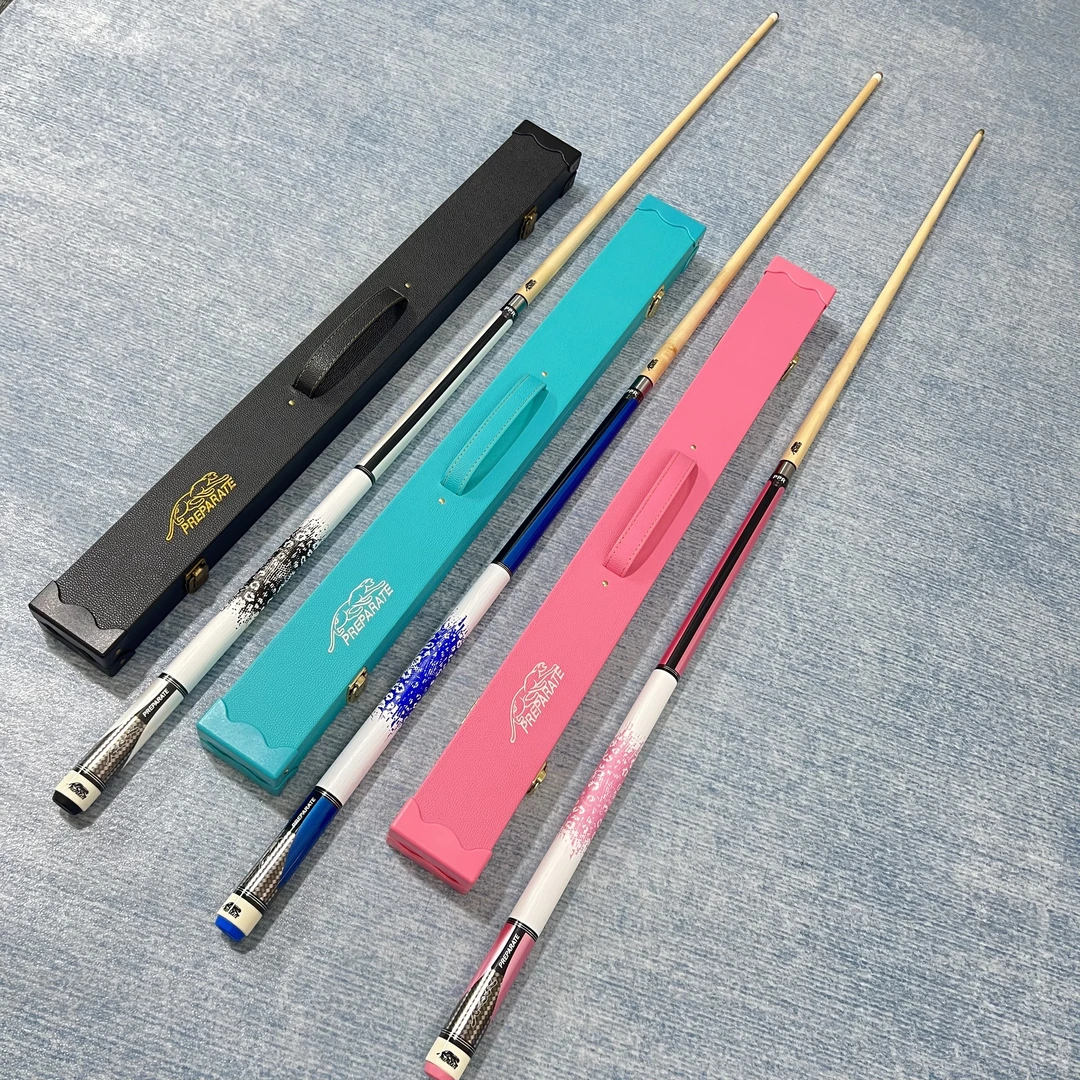 Mbihon美洲粉豹系列台球杆1/2枫木小头杆波茨大头杆手工杆黑八9球