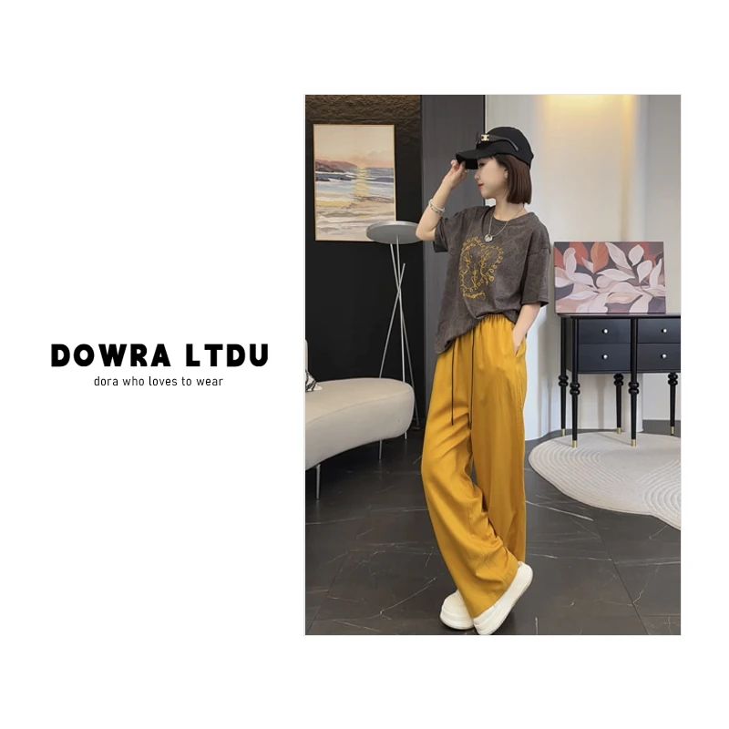 朵拉【自由域】2025年夏季新款圆领爱心百搭短袖T恤女016-90772