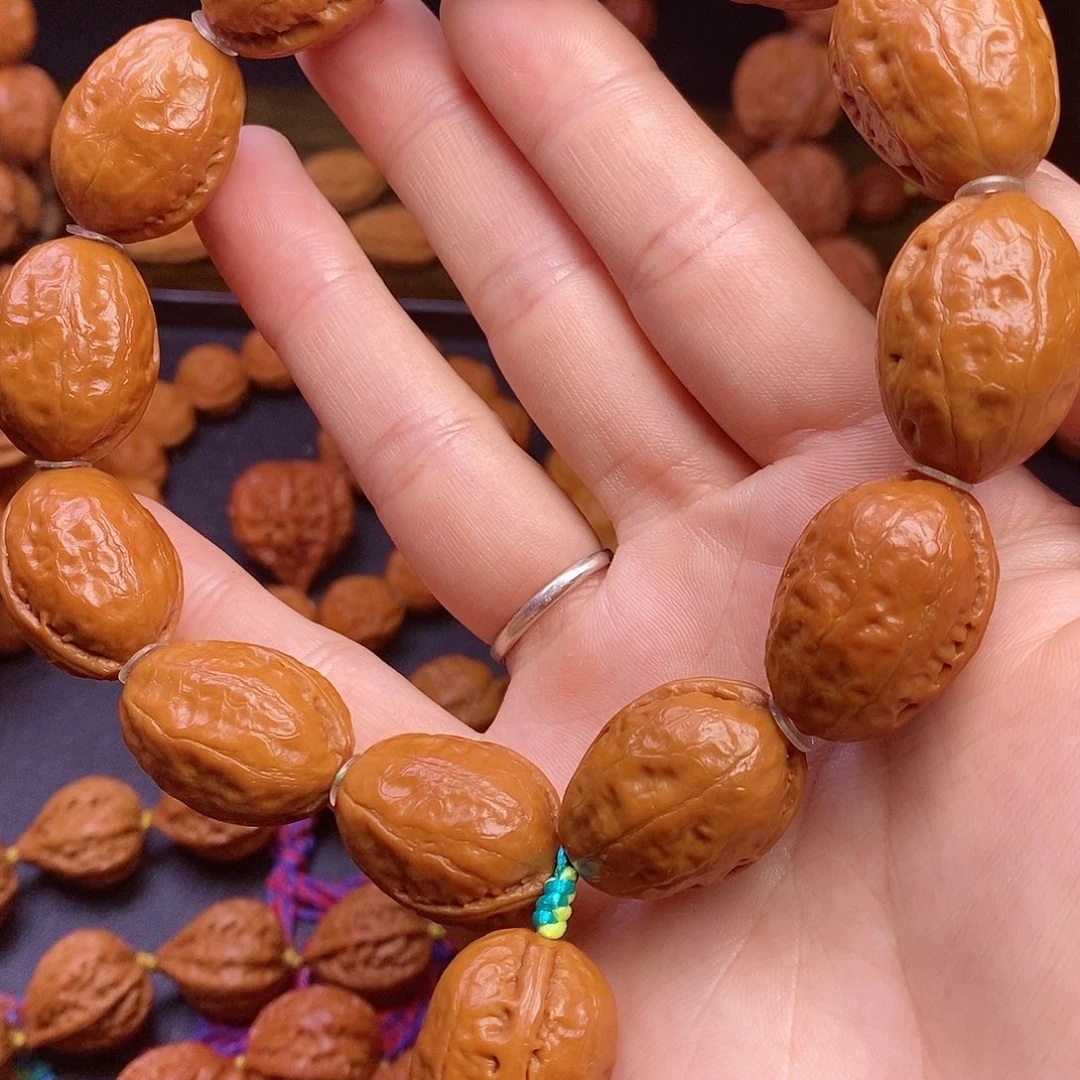 【闪购商品】文玩核桃吊坠油蜡皮小枣19
