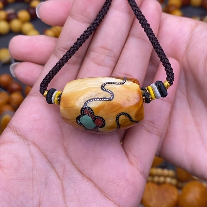 琥珀未镶嵌裸石蜜蜡L