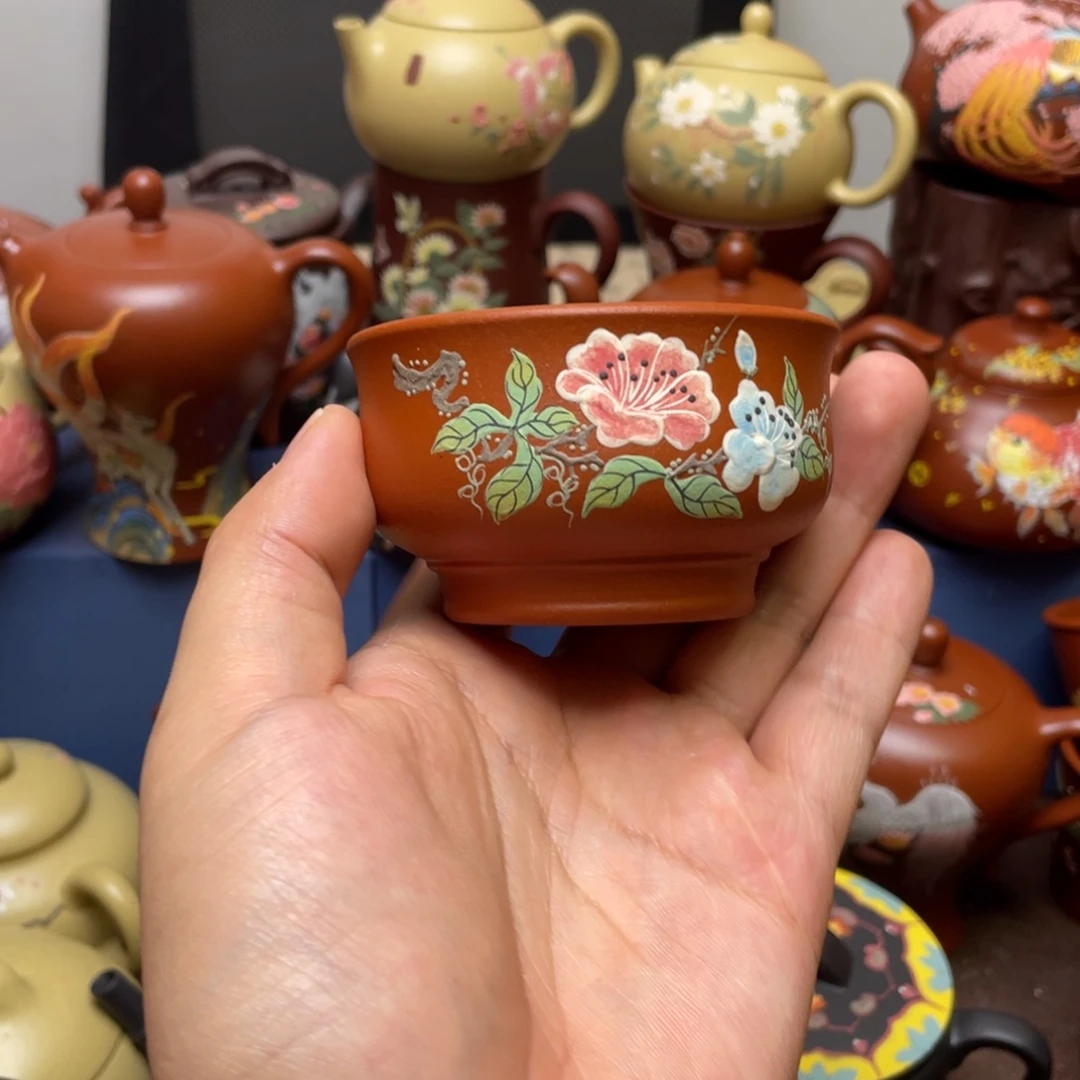 紫砂茶杯紫砂主人杯100cc