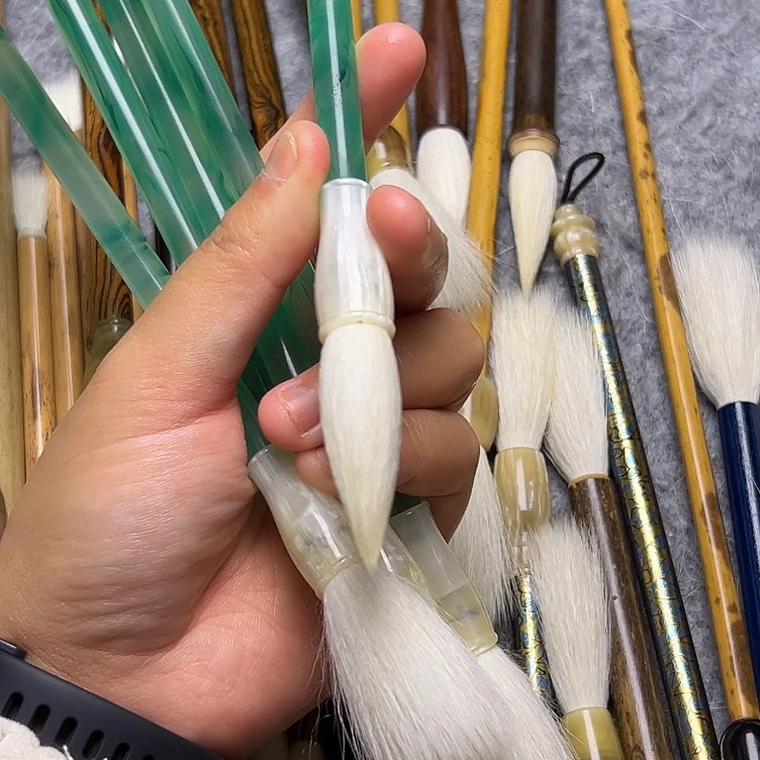 羊1只 出锋4 杆如图只能清水试笔