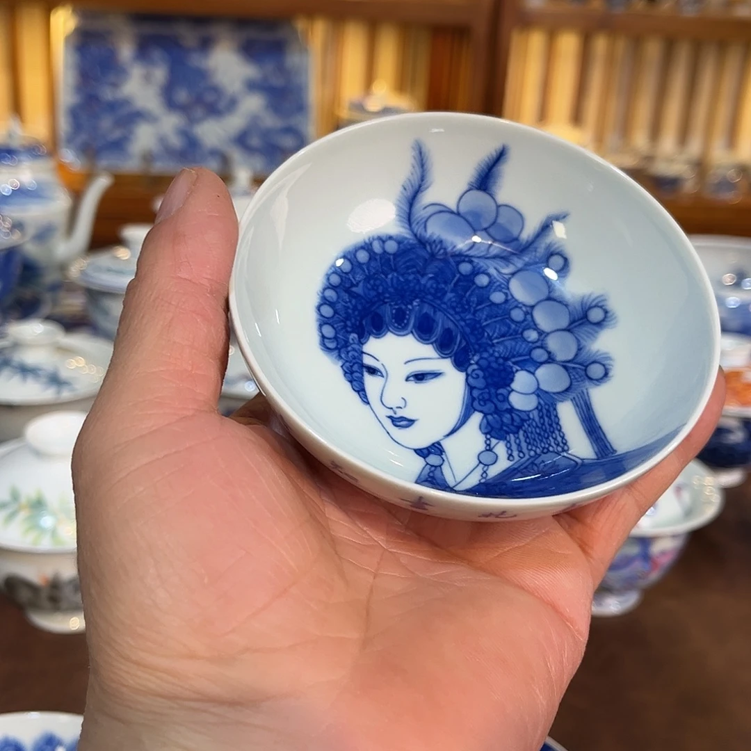 錡镇堂手工手绘绘杯