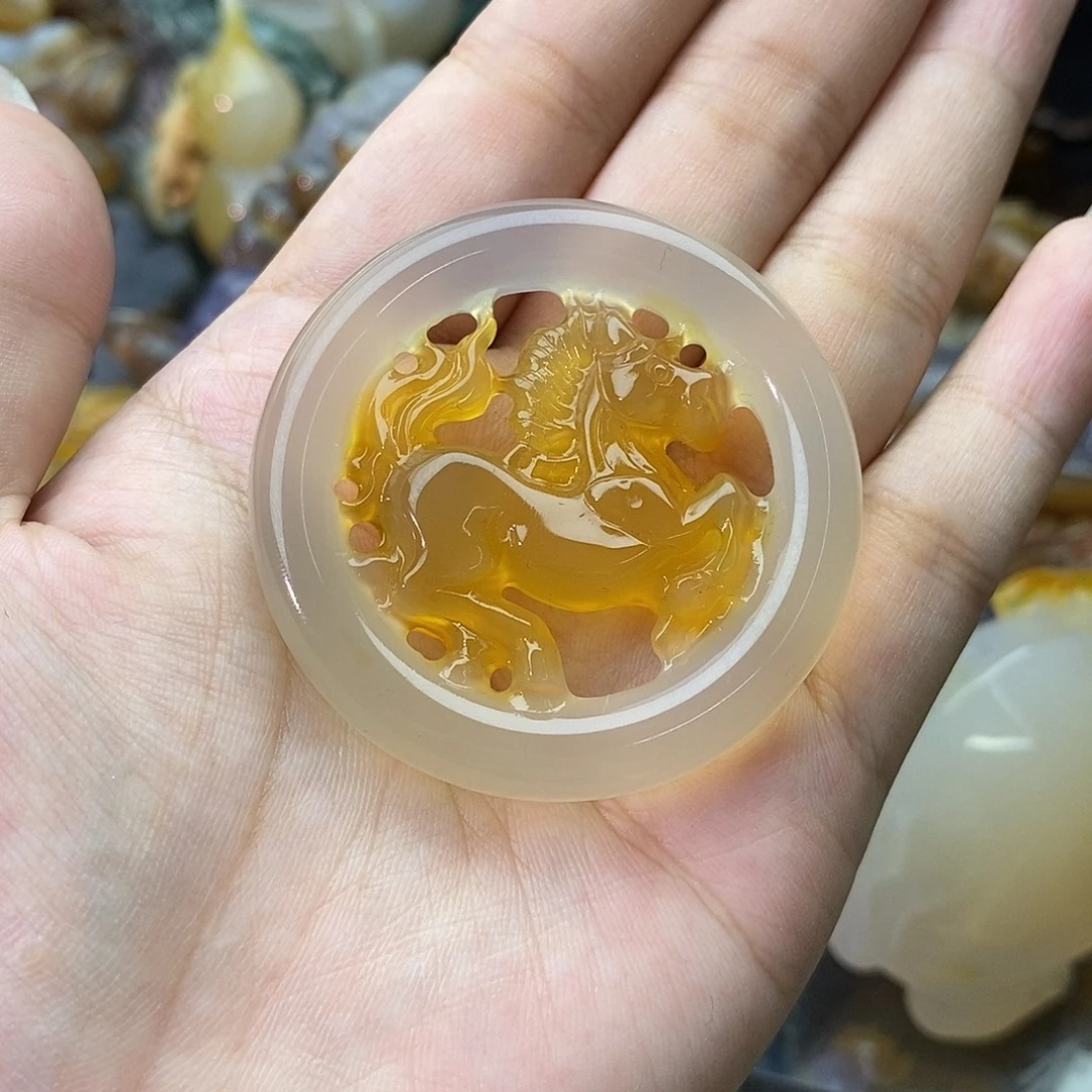 玛瑙/玉髓未镶嵌颈饰