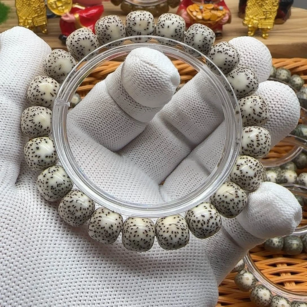 星月菩提吊坠卡11骨瓷白侧留白