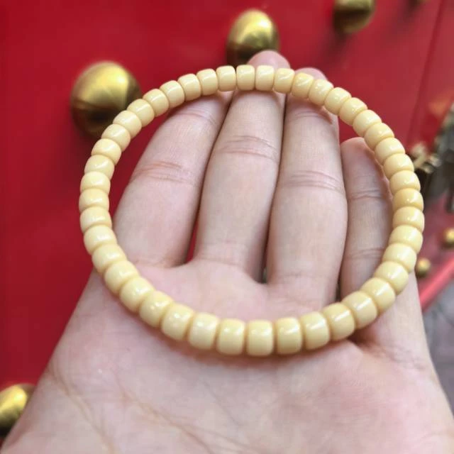 【地主专属】7 G71502-龙鳞菩提老树王直切单圈手串-6.3mm