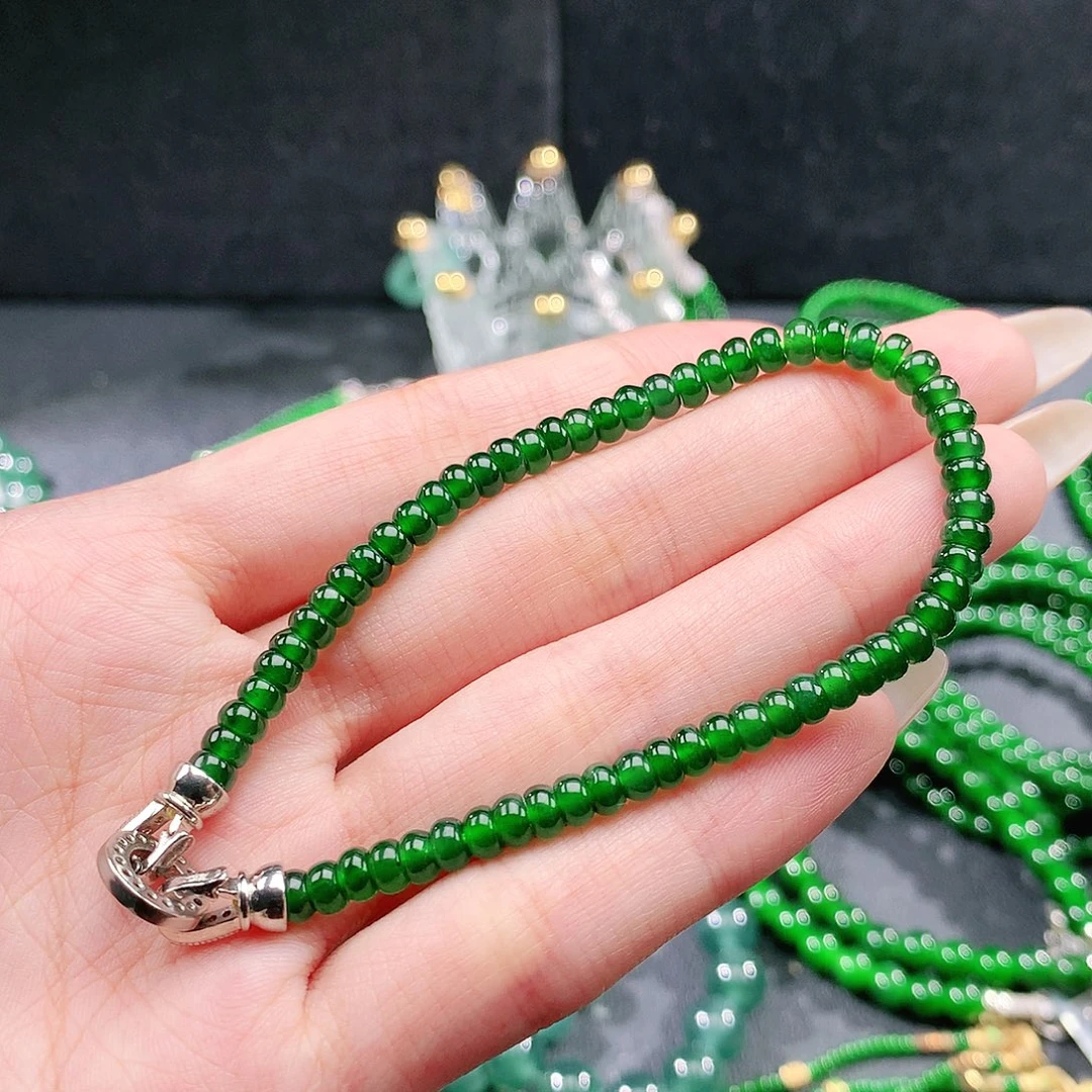 翡翠未镶嵌手链手链
