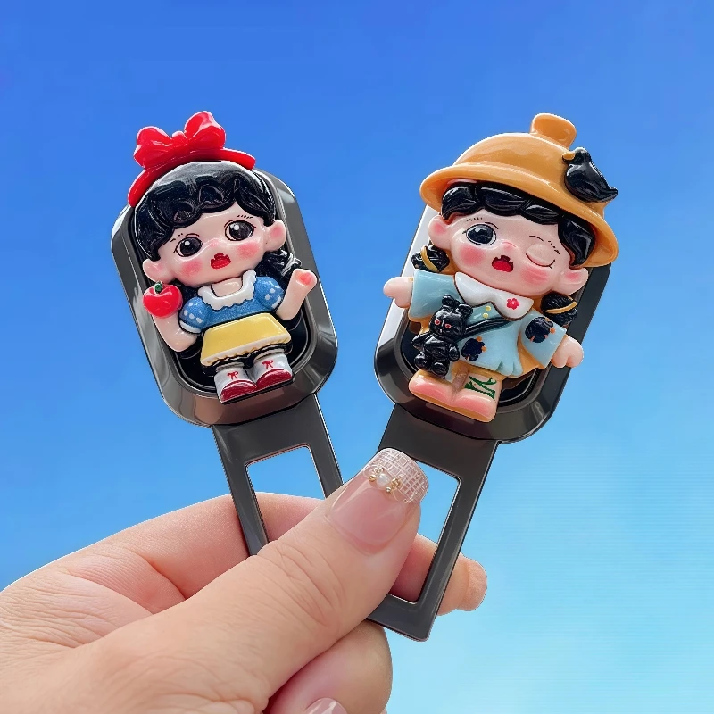 汽车安全插带卡口带 卡通车载延长接头调节器限位固定器车内装饰