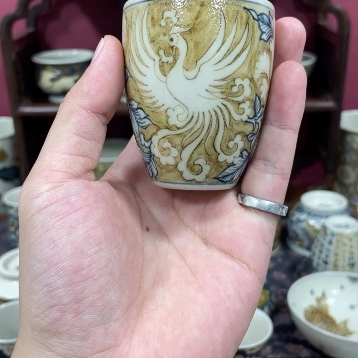 摆件景德镇立勤堂老陶晚场