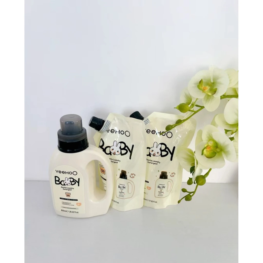 111款英氏婴儿洗衣液新生宝宝专用衣物清洗液婴幼儿童天然清洁剂
