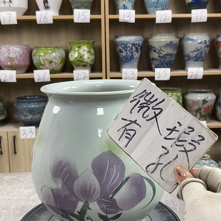 缸㑂*3xc景德镇陶瓷花盆