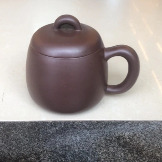 紫泥茶杯秦权杯容量500