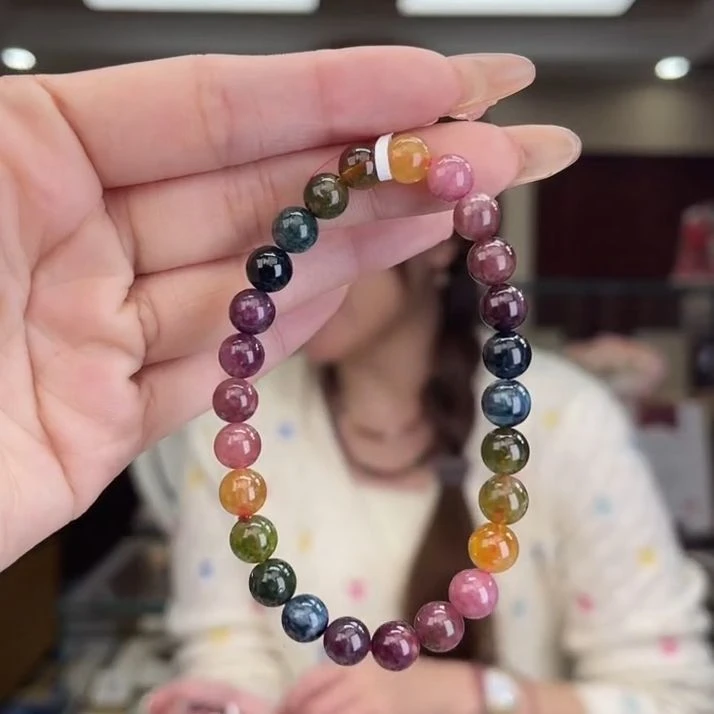 01751107碧玺/未镶嵌7mm+碧玺单圈多样性发货7