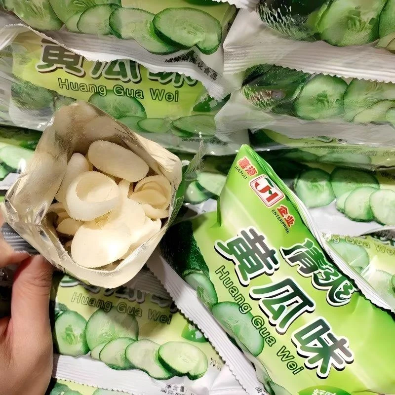 清爽拍黄瓜零食黄瓜味膨化食品薯片办公室休闲8090后校园儿时回忆