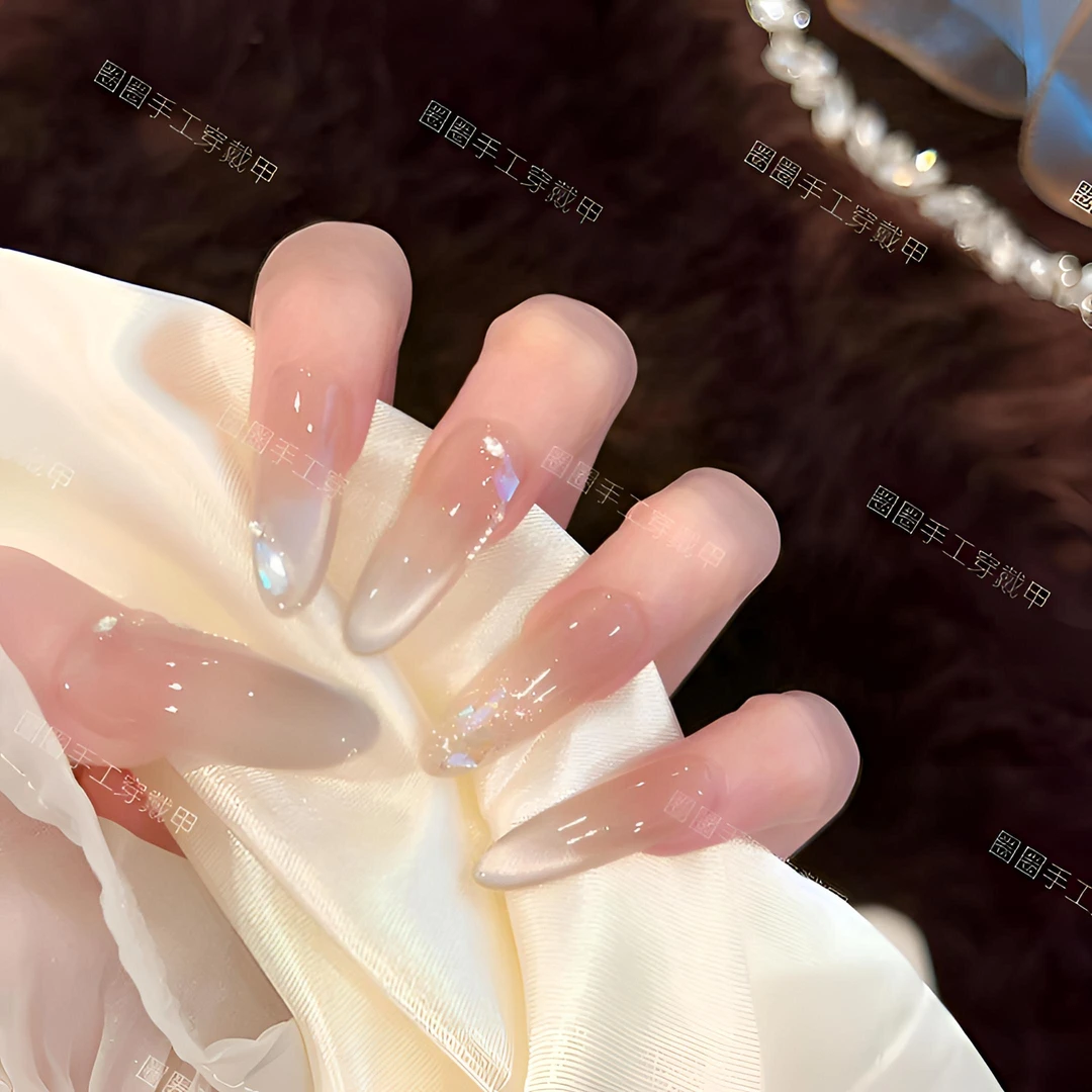 【极光猫眼 】春夏款温柔轻奢穿戴甲高级纯手工气质ins风