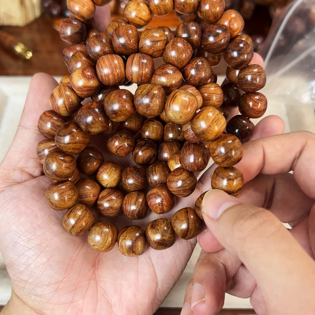 黄花梨/降香黄檀手串/手链13mm桶珠26.8