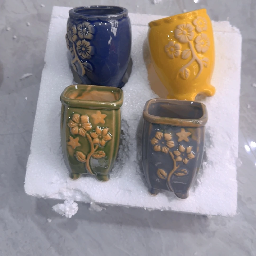 紫砂花盆粗陶盆醋