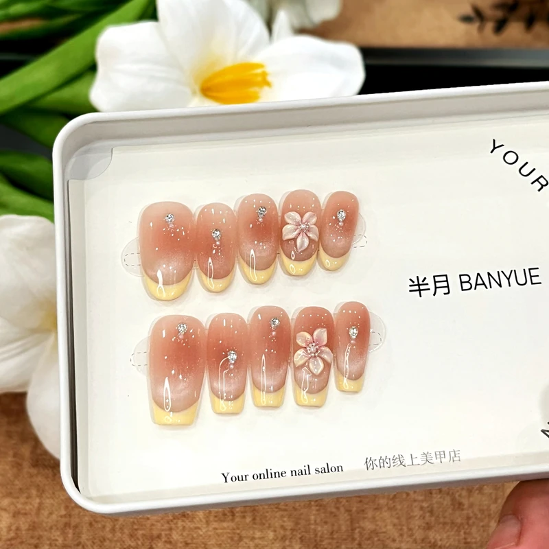 【黄法雕花】LeGe Nail 精选爆火纯手工显白气质穿戴美甲639