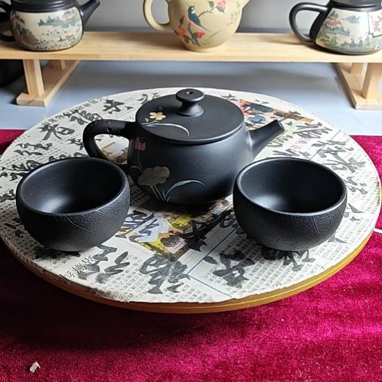 建水紫陶全品茶壶6号