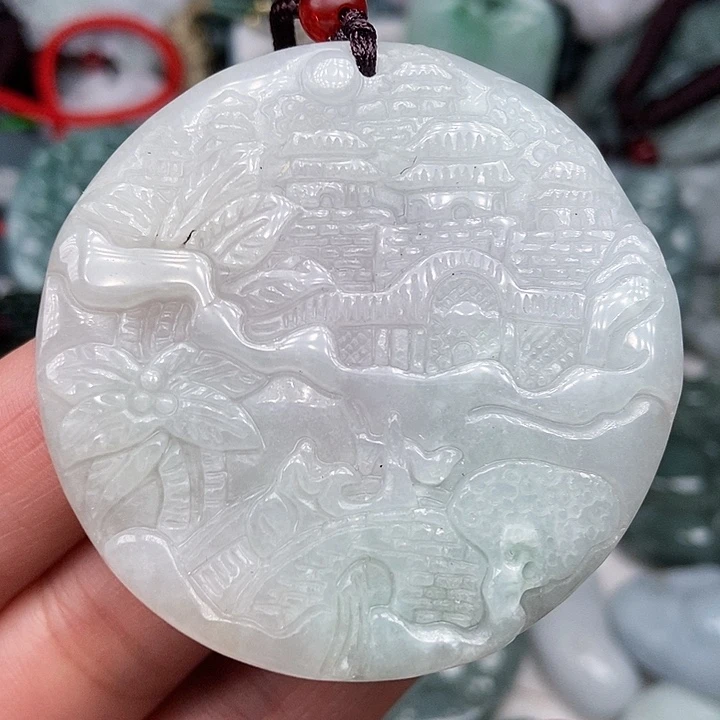颈饰未镶嵌翡翠翡翠