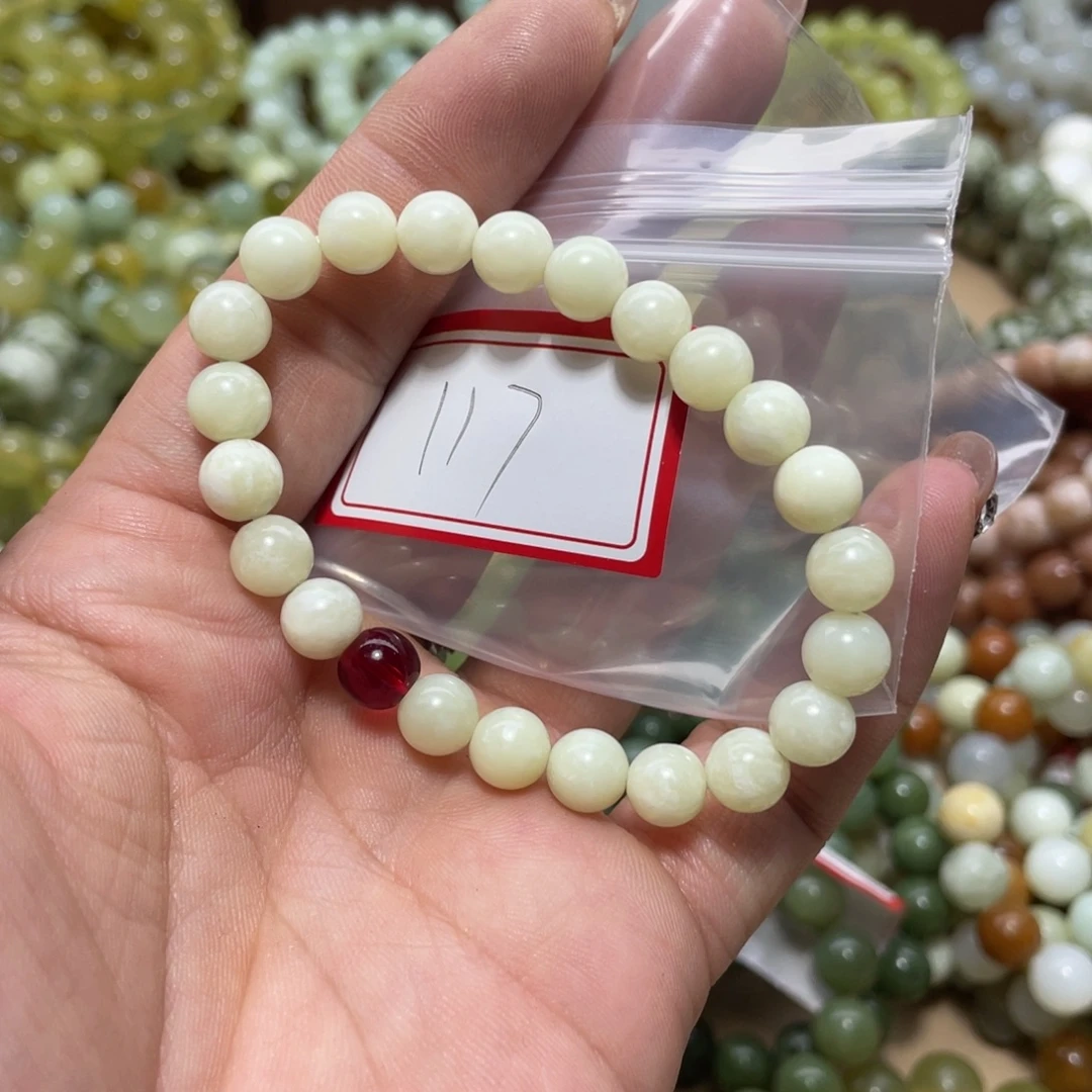 蛇纹石玉未镶嵌手串