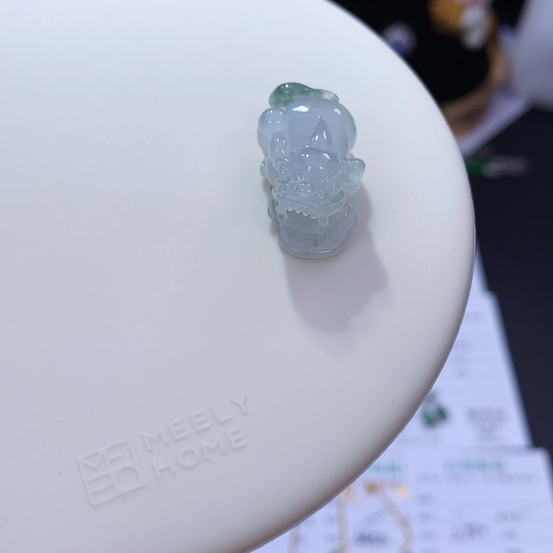 翡翠未镶嵌挂件天然缅甸翡翠Ａ货貔貅