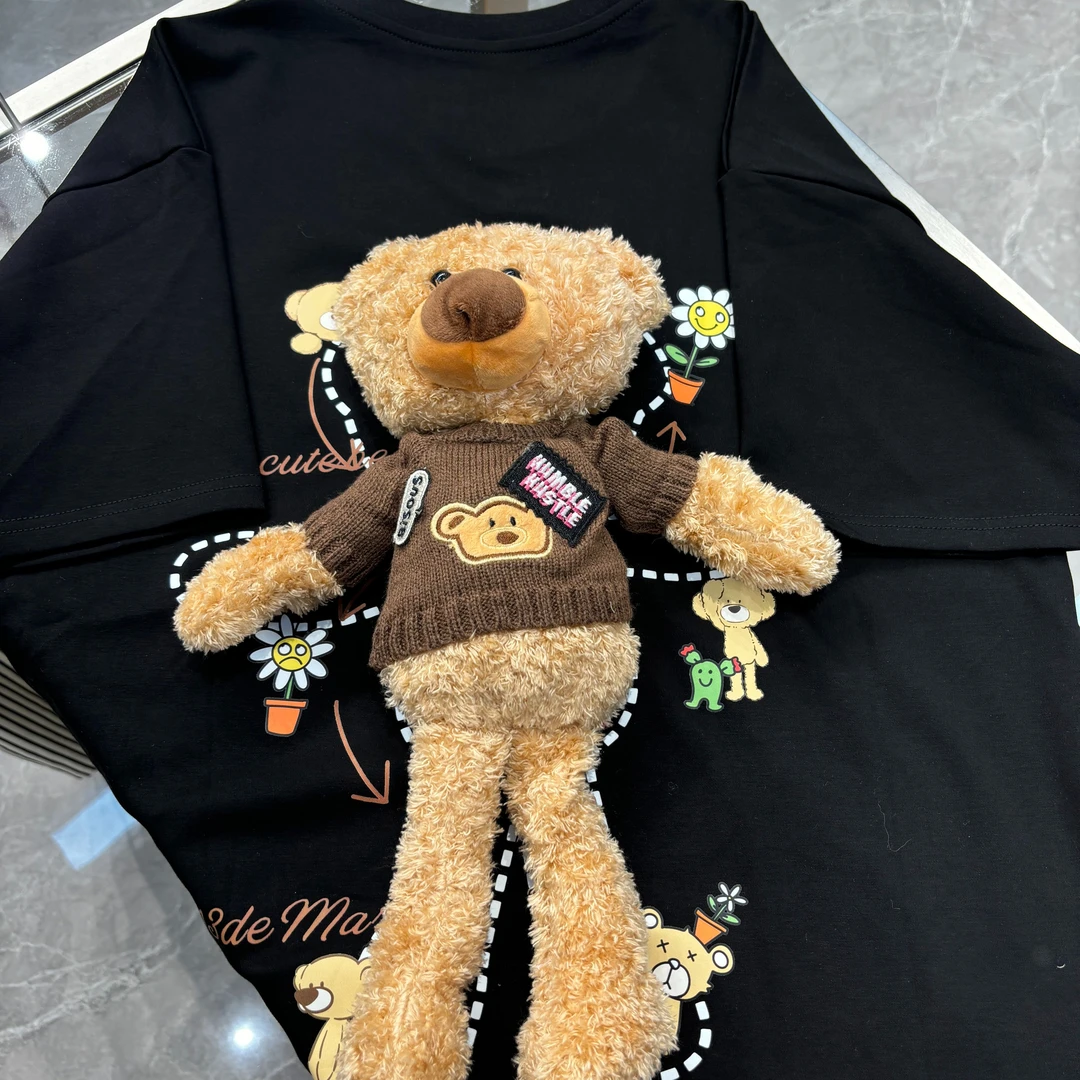 【YU·PP】（020）小众可爱男女同款大玩偶系列童趣短袖（P0222）