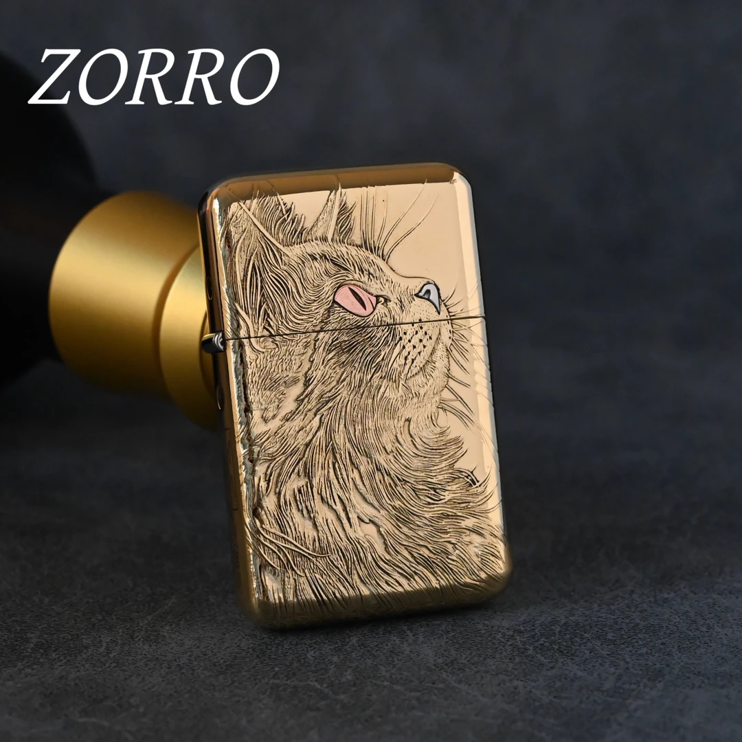佐罗ZORRO超薄790三代内胆超薄仰望星空镶嵌煤油打火机