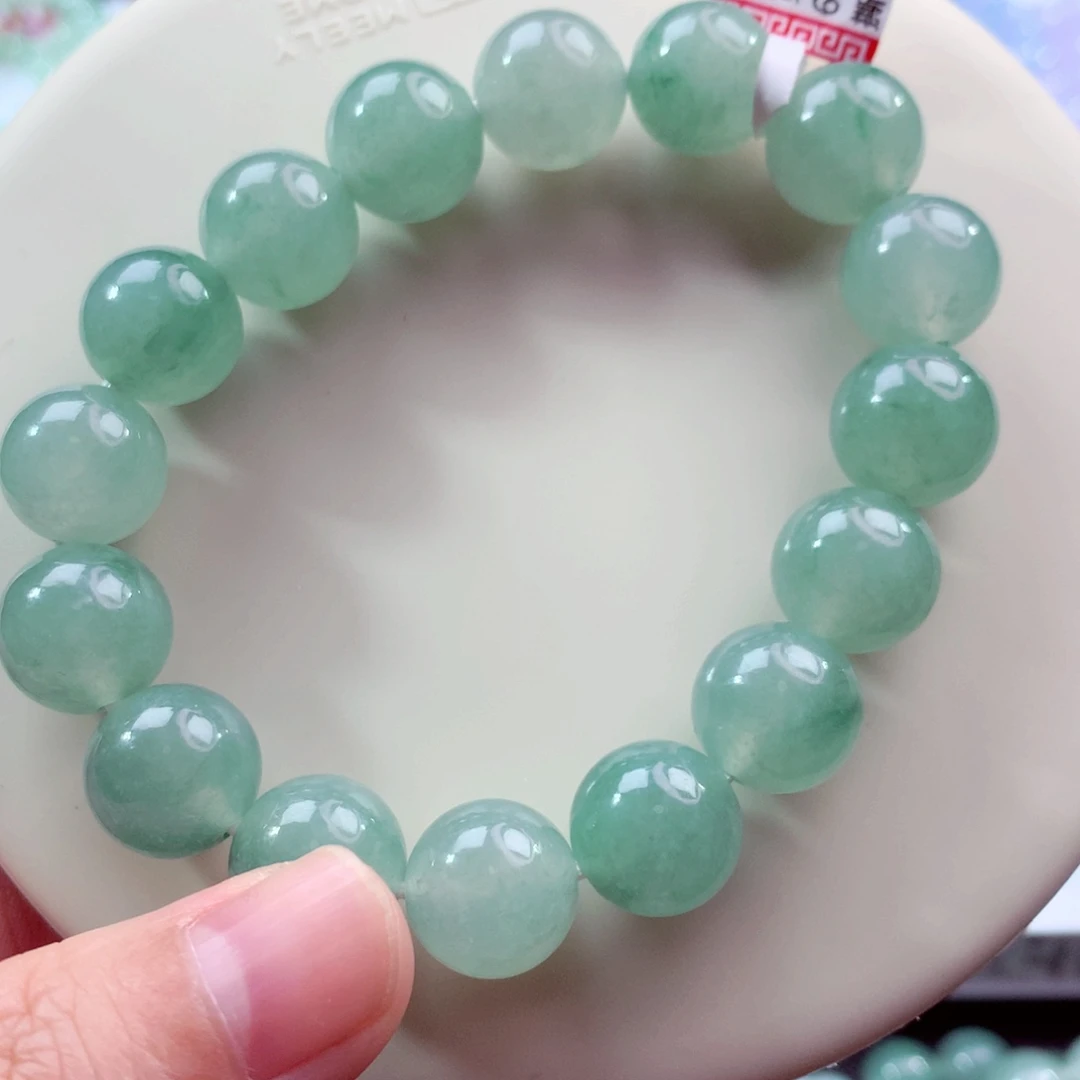 翡翠未镶嵌手链卡12.9