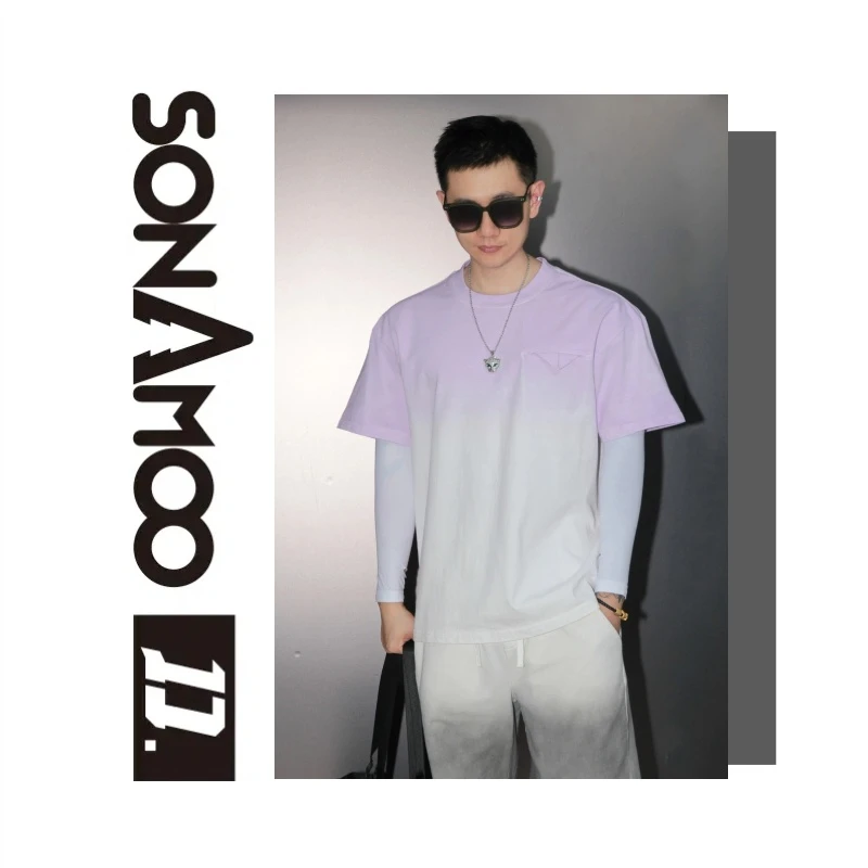 【大璇专属】吊染T恤夏季百搭圆领男T恤夏季百搭休闲