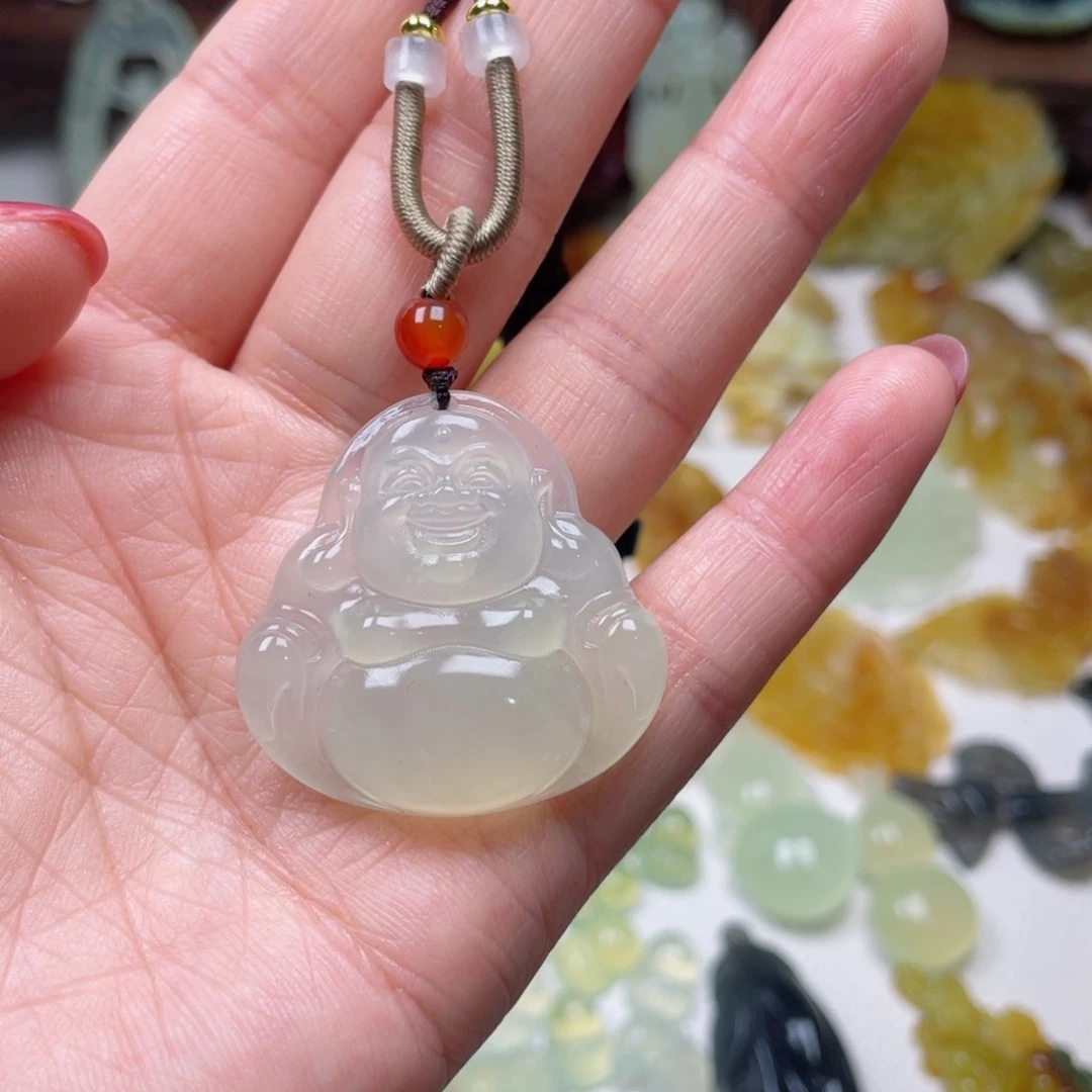 蛇纹石玉颈饰未镶嵌巳**憾