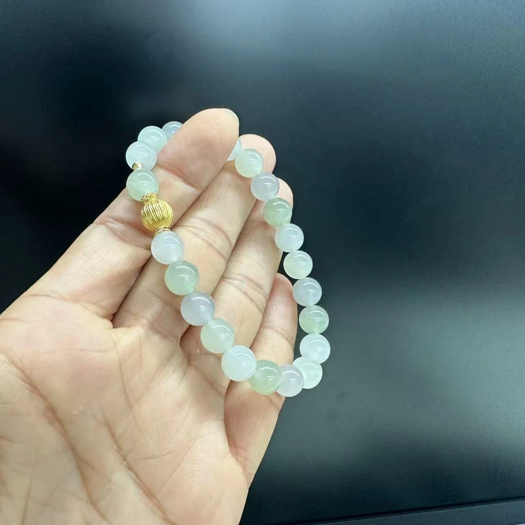 【不二】白玉糖果DIY手串7mm